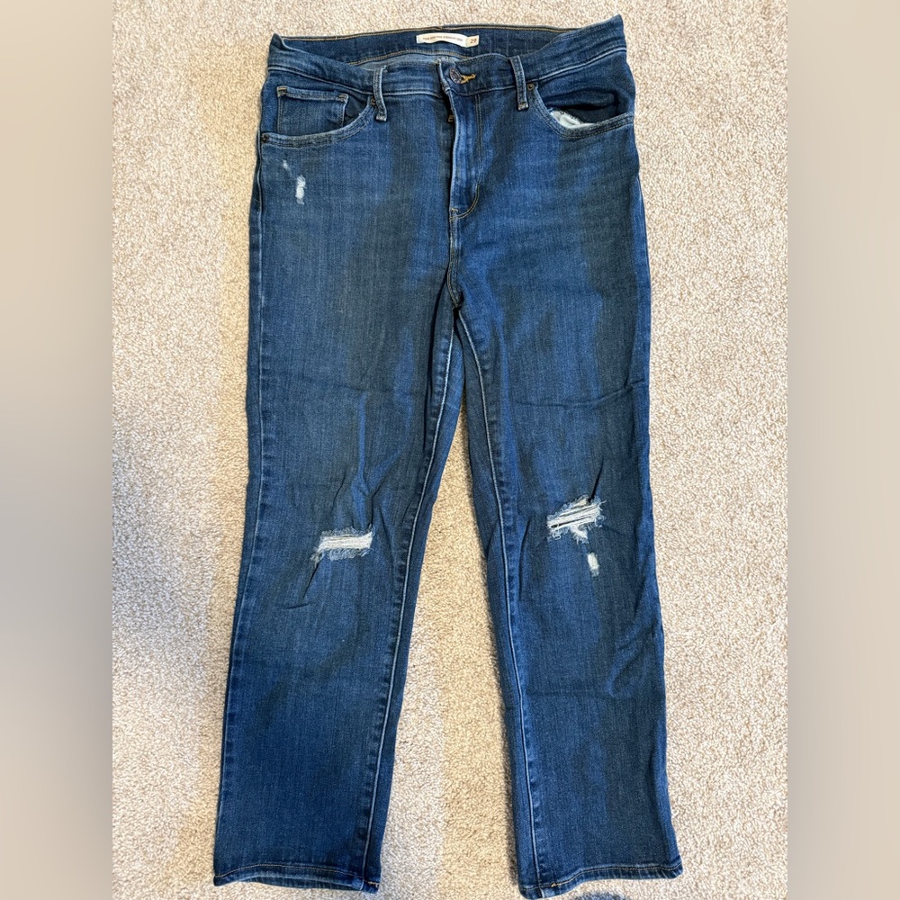 Levi's Women's High Rise Jeans - Dark Blue